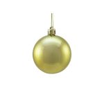 Christbaum Kugel MELANIA, 6 Stück, metallic-gold, Ø6cm