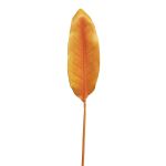 Deko Blatt Strelitzien YISHAO, orange-rosa, 90cm