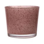 Pflanztopf aus Glas ALENA GRANIT, granit rot, 12,5cm, Ø14,5cm