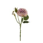 Plastik Rose CESCA, hellviolett, 40cm, Ø9cm