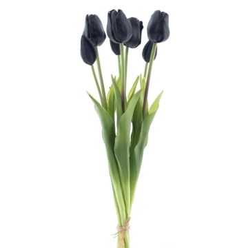 Künstlicher Tulpenstrauß Mix LONA, schwarz, 45cm, Ø20cm