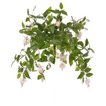 Künstliche Fuchsie KROUSIA, Steckstab, weiß-pink, 30cm, Ø5cm