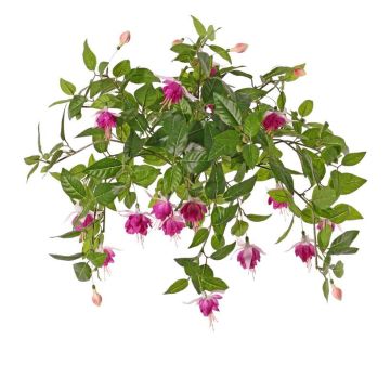 Künstliche Fuchsie KROUSIA, Steckstab, rosa-violett, 30cm, Ø5cm