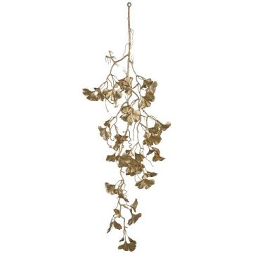 Kunstpflanze Ginkgo Hänger VODAN, gold, 80cm