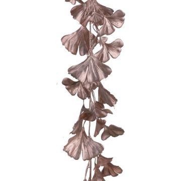 Kunstgirlande Gingko XALTON, rose-gold, 115cm