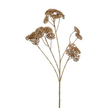 Kunstblume Schafgarbe JAMALIA, braun, 70cm