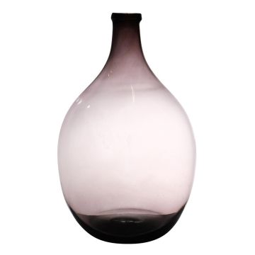 Glas Ballonflasche OMAIA, recycelt, violett-klar, 43cm, Ø29cm