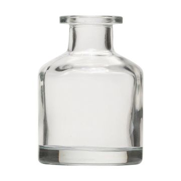 Flasche COLUMBANO aus Glas, klar, 7,2cm, Ø5cm