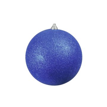 Tannenbaum Kugel CANELA, Glitzer, blau, Ø20cm