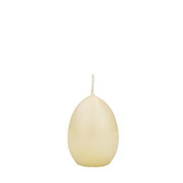 Eierkerze Kerzen Ostern LEONITA, creme, 6cm, 4,5cm, 7h - Made in Germany