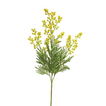 Künstlicher Zweig Mimose RUJUN mit Blüten, gelb, 70cm