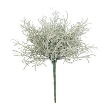 Plastikpflanze Heiligenkraut CHENJIA, Steckstab, grau-weiß, 25cm