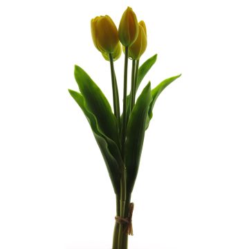 Kunst Tulpe LIBIA, gelb-grün, 35cm