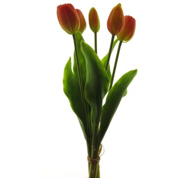 Kunst Tulpe LIBIA, orange-gelb, 35cm