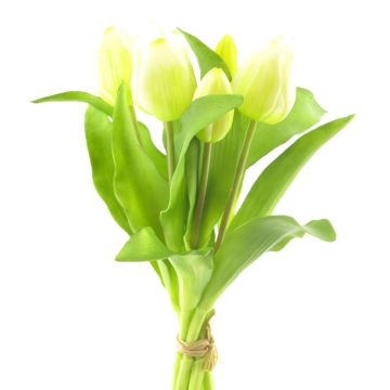 Künstlicher Tulpenstrauß LONA, weiß, 30cm