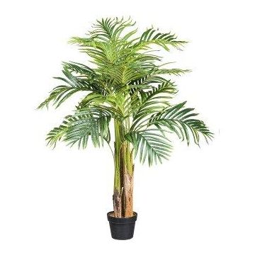 Kunst Palme Areca UZIEL im Dekotopf, 130cm