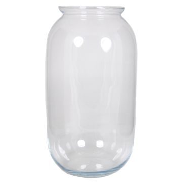 Glas Vase ELLIOTT, transparent, 42cm, Ø23cm