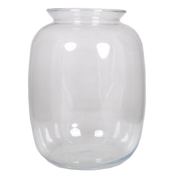 Glas Vase ELLIOTT, transparent, 32cm, Ø23cm