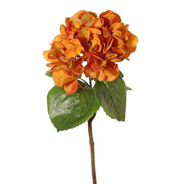 Kunststoff Hortensie CHIDORI, orange, 60cm, Ø20cm