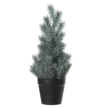 Deko Baum Blautanne ALESJA im Dekotopf, blau, 30cm