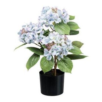 Kunstblume Hortensie TRAVOLI, hellblau, 55cm