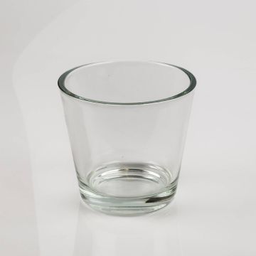 Übertopf aus Glas RANA, klar, 13cm, Ø14cm