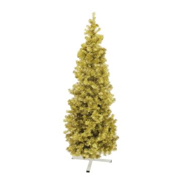 Künstlicher Tannenbaum CHRISTOBAL, metallic-gold, 210cm, Ø80cm