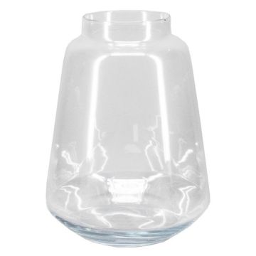 Blumenvase TYRION, Glas, transparent, 25cm, Ø17cm