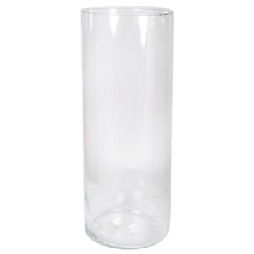 Blumen Vase SANYA OCEAN, Glas, Zylinder, klar, 50cm, Ø19cm