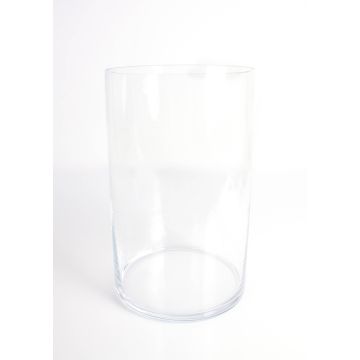 Zylindervase Glas SANSA EARTH, transparent, 30cm, Ø18,5cm