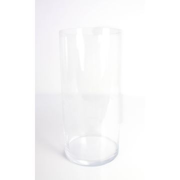 Zylindervase Glas SANSA EARTH, transparent, 39,5cm, Ø19cm