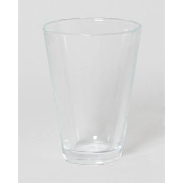 Vase ANNA OCEAN, konische Form, Glas, klar, 15cm, Ø11cm