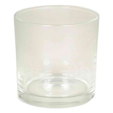 XXL Teelichthalter BRIAN, Glas, transparent, 10cm, Ø10cm