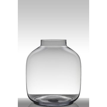 Deko Vase GEORGIA EARTH, Glas, klar, 43cm, Ø38cm