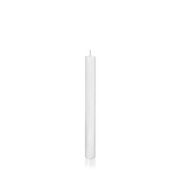 Leuchter Kerze TARALEA, weiß, 25cm, Ø2,3cm, 14h - Made in Germany