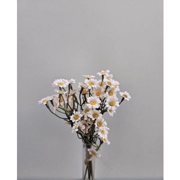 Kunstblume Chrysanthemen Bund WEMKE, weiß-creme, 35cm, Ø13cm