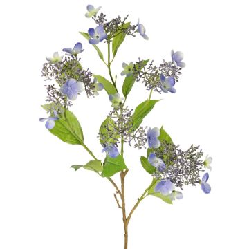 Dekozweig Hortensie KATHANI, blau-creme, 80cm