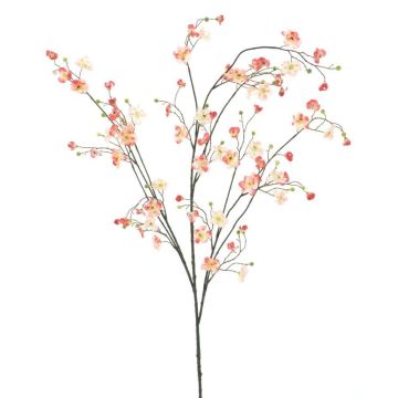 Künstlicher Birnblütenzweig FRIMA mit Blüten, rosa-pink-creme, 135cm