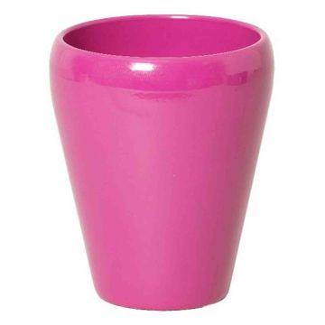 Konische Vase für Orchideen NAZARABAD, Keramik, pink, 17cm, Ø14cm