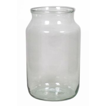 Deko Vase aus Glas SADE, klar, 30cm, Ø18cm, 6L