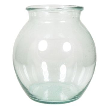 Tisch Vase aus Glas OLDRIK OCEAN, klar, 23cm, Ø21cm