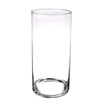 Glas Bodenvase SANYA AIR, Zylinder, transparent, 60cm, Ø19cm