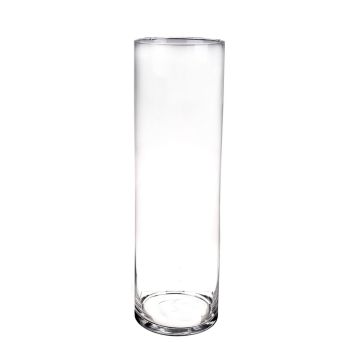 Glas Bodenvase SANYA AIR, Zylinder, transparent, 50cm, Ø15cm