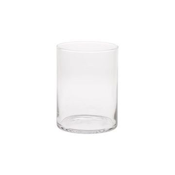 Blumenvase SANYA AIR, Glas, Zylinder, transparent, 21,5cm, Ø13,5cm