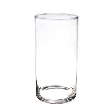 Blumenvase SANYA AIR, Glas, Zylinder, transparent, 40cm, Ø19cm