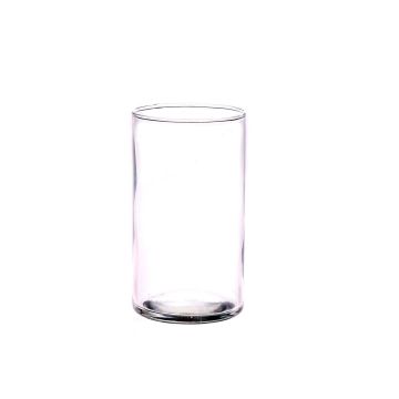 Blumenvase SANYA AIR, Glas, Zylinder, transparent, 20cm, Ø11,5cm