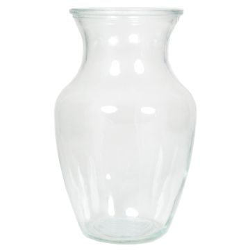 Blumenvase aus Glas CAISSY, klar, 20cm, Ø12,5cm