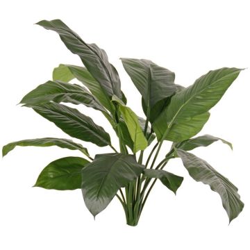 Kunstpflanze Spathiphyllum PLAKIAS, schwer brennbar, Steckstab, grün, 90cm