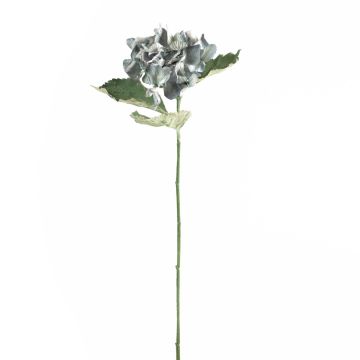 Kunstblume Hortensie GUNILLA, Eco Collection, grau-blau, 60cm, Ø12cm