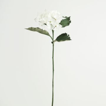 Kunstblume Hortensie GUNILLA, Eco Collection, weiß-lila, 60cm, Ø12cm